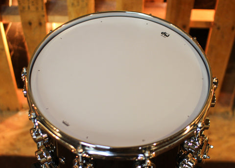 DW 8x14 Collector's Black Nickel over Brass Snare Drum
