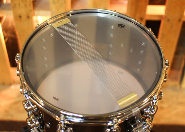 DW 8x14 Collector's Black Nickel over Brass Snare Drum