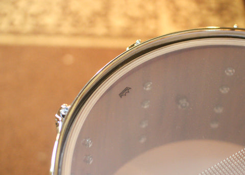 DW 8x14 Collector's Maple Mahogany Broken Glass Snare Drum - SO#1438335