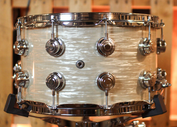 DW 8x14 Collector's Maple Mahogany Creme Oyster Snare Drum - SO#1434607