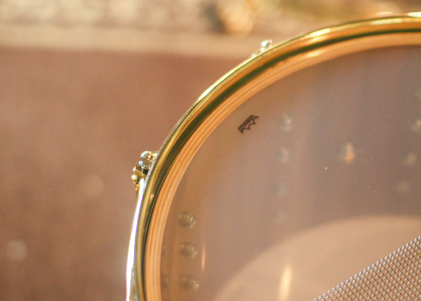 DW 8x14 Collector's Maple Mahogany Seafoam Marine Snare Drum - SO#1417224