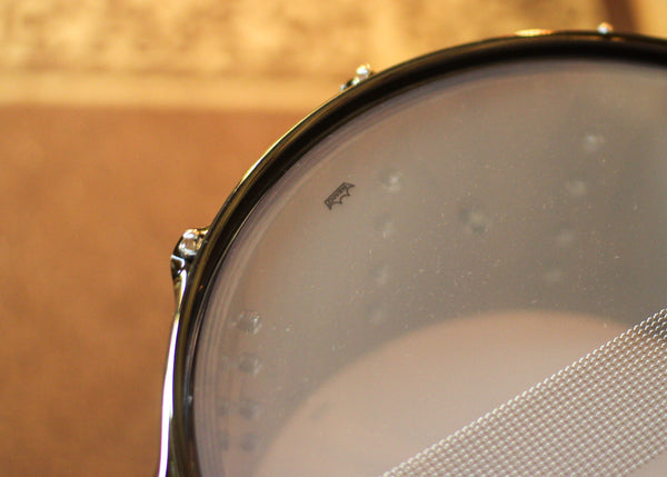 DW 8x14 Collector's Pure Walnut HVLT Natural to Candy Black Burst over Quilted Walnut Snare Drum - SO#1424836
