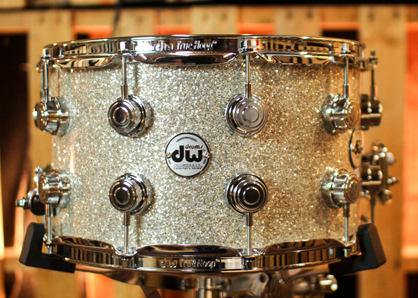 DW 8x14 Collector's Standard Maple Broken Glass Snare Drum - SO#1380000