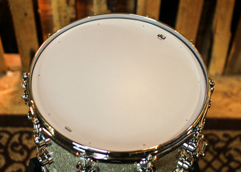 DW 8x14 Collector's Standard Maple Broken Glass Snare Drum - SO#1380000