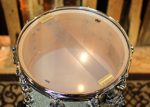 DW 8x14 Collector's Standard Maple Broken Glass Snare Drum - SO#1380000