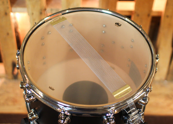 DW Performance Charcoal Metallic Hard Satin Snare Drum - 8x14
