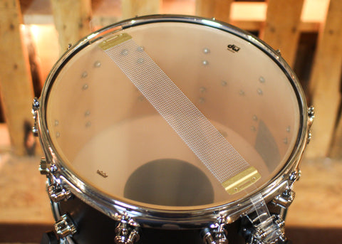 DW Performance Charcoal Metallic Hard Satin Snare Drum - 8x14