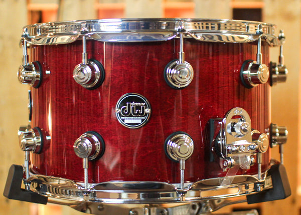 DW Performance Cherry Stain Snare Drum - 8x14