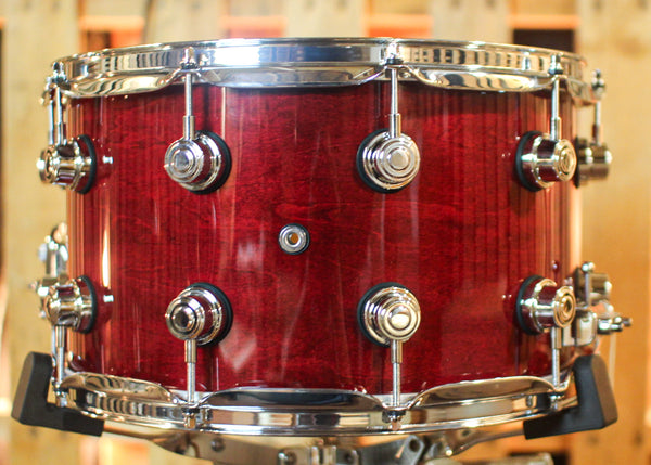 DW Performance Cherry Stain Snare Drum - 8x14