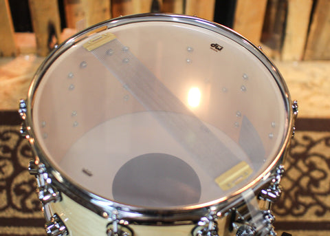 DW Performance Natural Lacquer Snare Drum - 8x14