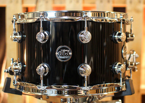 DW Performance Piano Black Lacquer Snare Drum - 8x14