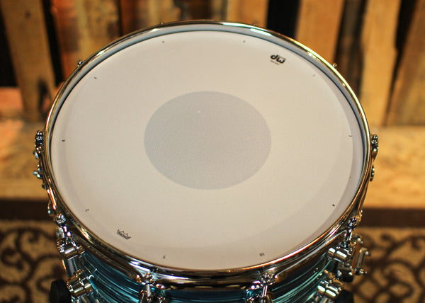 DW Performance Turquoise Oyster Snare Drum - 8x14