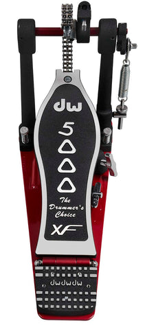 DW 5000 Series Accelerator Double Chain Drive Extended Footboard Single Bass Drum Pedal - DWCP5000AD4XF
