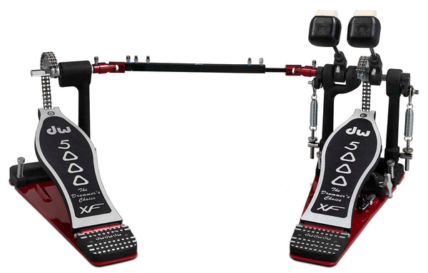 DW 5000 Series Accelerator Double Chain Drive Extended Footboard Double Bass Drum Pedal - DWCP5002AD4XF