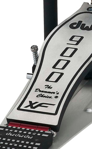 Used DW 9000 Series Double Chain Drive Extended Footboard Double Pedal - DWCP9002XF