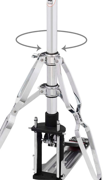 DW 9000 Series Double Braced 2-Leg Hi Hat Stand - DWCP9500TB