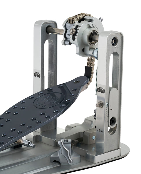 DW MFG Machined Drive Double Chain Drive Single Bass Drum Pedal - DWCPMCD