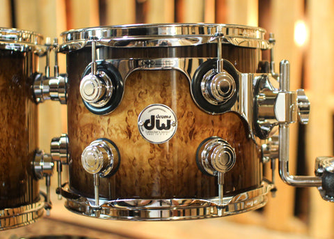 DW Collector's Birch Candy Black Burst over Kurillian Birch Drum Set - 22,10,12,14,16,6.5x14 - SO#1291943