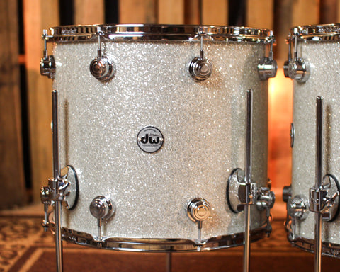 DW Collector's Cherry Mahogany Broken Glass Short Stack Drum Set - 22,8,10,12,14,16 - SO#1398396