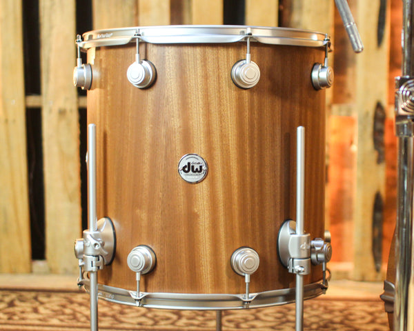 DW Collector's Cherry Mahogany Natural Satin Oil Drum Set - 22,10,12,16 - SO#1439019