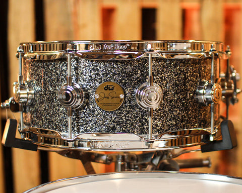 DW Collector's Jazz Maple Gum Black Galaxy Drum Set - 18,12,14,14sn - SO#1393931