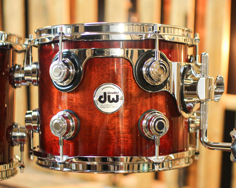 DW Collector's 333 Candy Apple Burst over Sapele Drum Set - 22,10,12,16 - SO#1354813