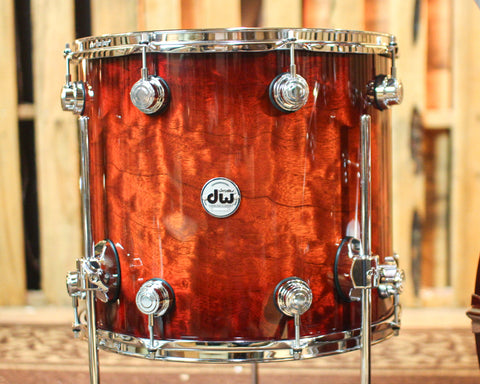 DW Collector's 333 Candy Apple Burst over Sapele Drum Set - 22,10,12,16 - SO#1354813