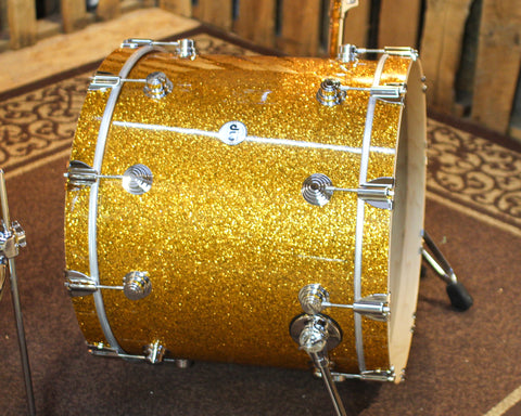 DW Collector's Maple 333 Burnt Orange Glass Drum Set - 22,10,12,14,16 - SO#1452310