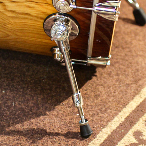 DW Collector's Maple 333 Burnt Toast Burst over Vertical Olive Ash Drum Set - 22,10,12,14,16 - SO#1362406