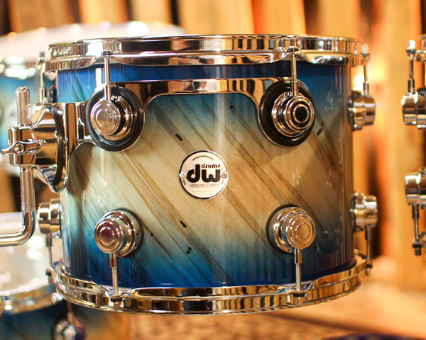 DW Collector's 333 Carl Allen Burst over Twisted Mineral Maple Drum Set - 22,10,12,14,16,14sn - SO#1369837