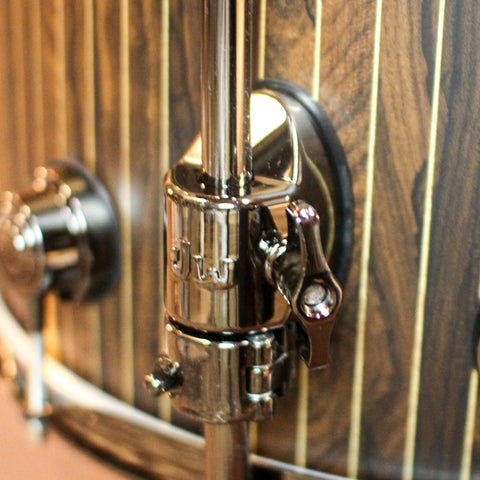 DW Collector's 333 Brass Pinstripe Ziricote Drum Set - 22,10,12,14,16 - SO#1353664