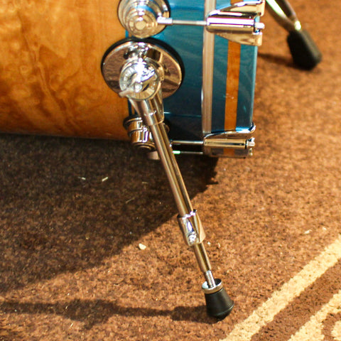 DW Collector's Laser Blue Graphics Exotic Drum Set - 22,10,12,14,16 - SO#1383149