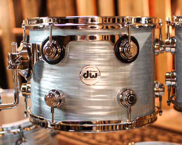 DW Collector's Maple 333 Pale Blue Oyster Drum Set - 22,10,12,14,16 - SO#1382083