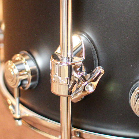 DW Collector's 333 Solid Black Hard Satin Drum Set - 22,10,12,16 - SO#1379888