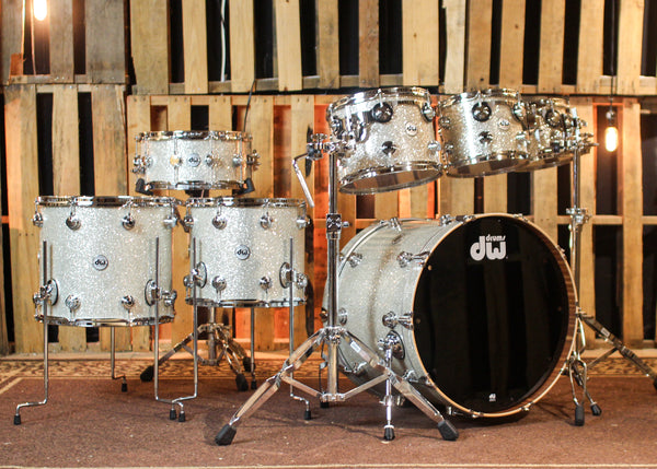 DW Collector's Maple Mahogany Broken Glass Drum Set - 22,8,10,12,14,16,14 - SO#1438707
