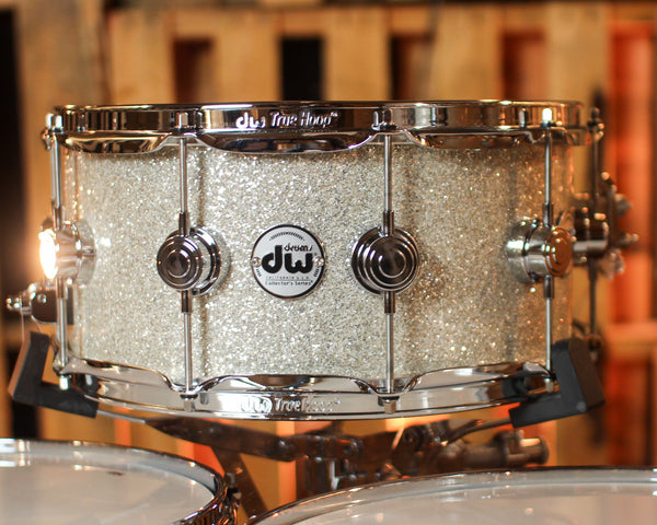 DW Collector's Maple Mahogany Broken Glass Drum Set - 22,10,12,14,16,14sn - SO#1416749