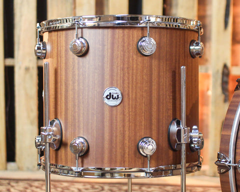 DW Collector's Maple Mahogany Natural Hard Satin Drum Set - 24,13,16 - SO#1326687