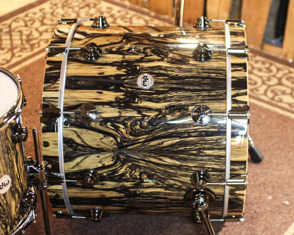 DW Collector's Maple Mahogany Royal Ebony Drum Set - 22,8,10,12,14,16 - SO#1388752