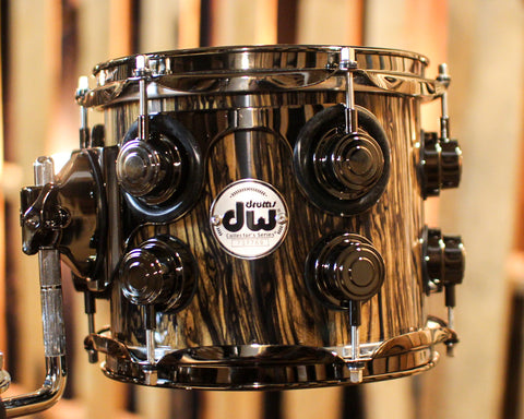 DW Collector's Maple Mahogany Royal Ebony Drum Set - 22,8,10,12,14,16 - SO#1388752