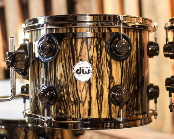 DW Collector's Maple Mahogany Royal Ebony Drum Set - 22,8,10,12,14,16 - SO#1388752