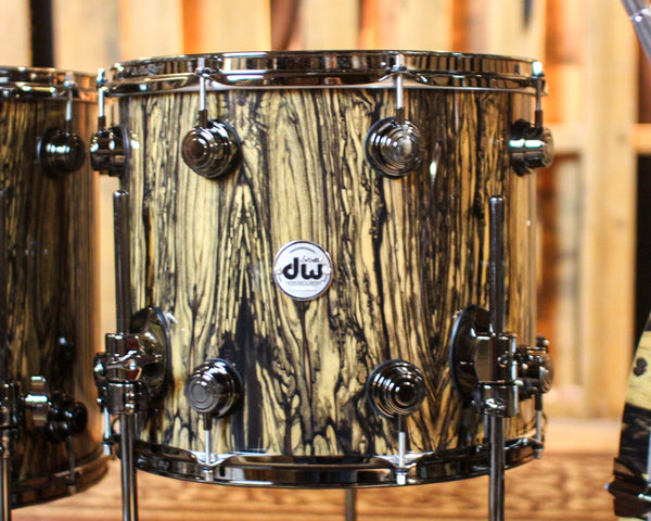 DW Collector's Maple Mahogany Royal Ebony Drum Set - 22,8,10,12,14,16 - SO#1388752