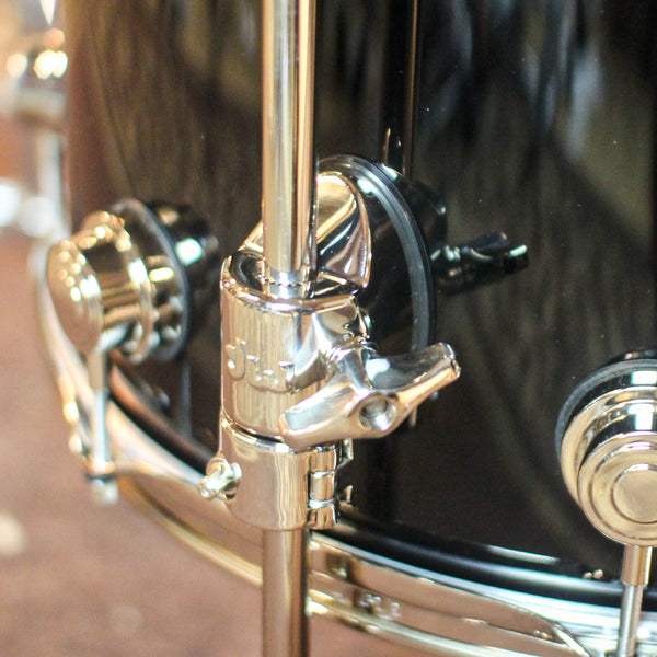 DW Collector's Maple Mahogany Piano Black Lacquer Drum Set - 22,12,13,16,14sn - SO#1357433