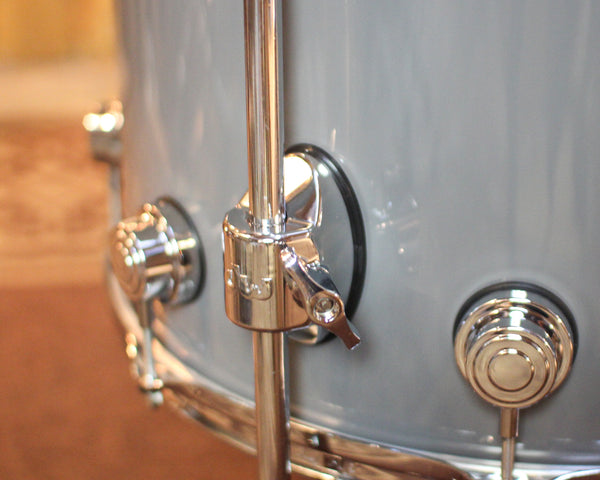 DW Collector's Maple Mahogany Solid Grey Lacquer Drum Set - 22,10,12,14,16 - SO#1438707