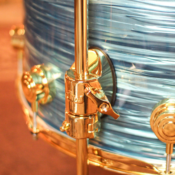 DW Collector's Maple Mahogany Turquoise Oyster Drum Set - 22,8,10,12,14,16 - SO#1417215