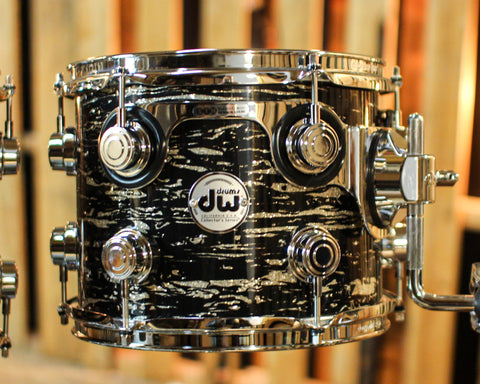DW Collector's Maple SSC Black Oyster Glass Drum Set - 22,10,12,16 - SO#1392727