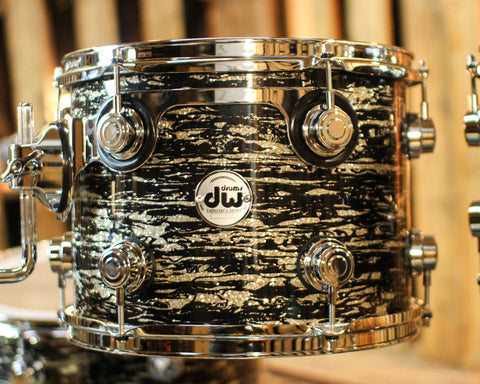 DW Collector's Maple SSC Black Oyster Glass Drum Set - 22,10,12,16 - SO#1392727