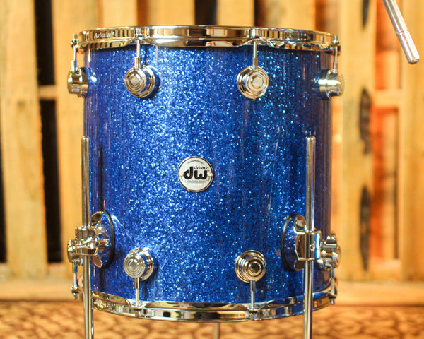 DW Collector's Maple SSC Blue Glass Drum Set - 20,10,12,14 - SO#1438336