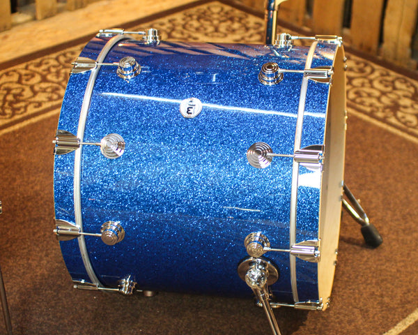DW Collector's Maple SSC Blue Glass Drum Set - 22,10,12,16 - SO#1450662