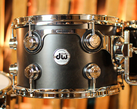 DW Collector's Maple SSC Ebony Satin Oil Drum Set - 22,10,12,16 - SO#1357438