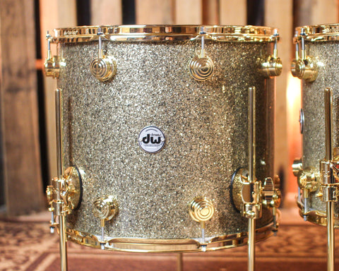 DW Collector's Maple SSC Ginger Glitter Glass Drum Set - 22,8,10,12,14,16 - SO#1417218
